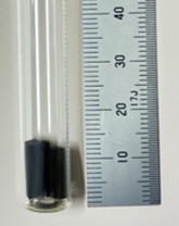 図2 TD-NMR測定の試料管外観