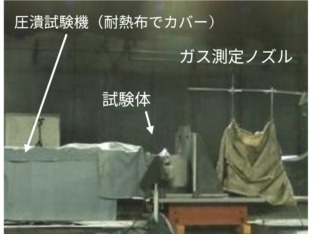 試験機のセッティング
