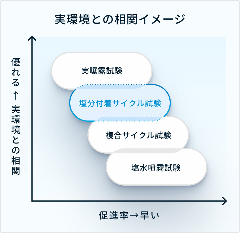 腐食促進試験