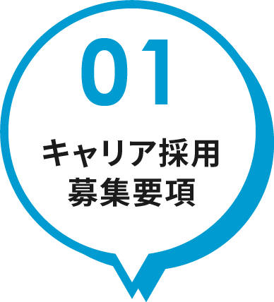 01 キャリア採用　募集要項