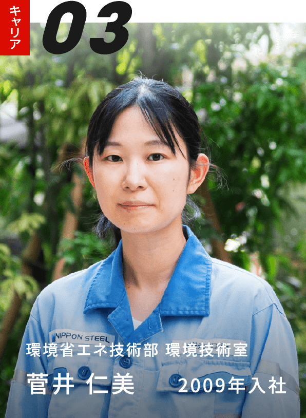環境省エネ技術部 環境技術室 菅井 仁美 2009年入社