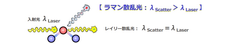 ラマン散乱光