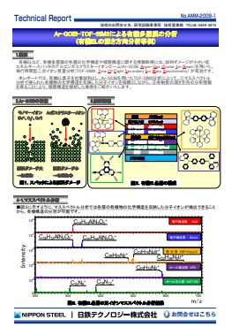 AMM-2009 Ar-GCIB-TOF-SIMSによる有機多層膜の分析～有機ELの深さ方向分析事例～(PDF)