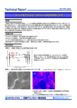 オージェ電子分光法(AES)による粒界破面の分析(PDF)