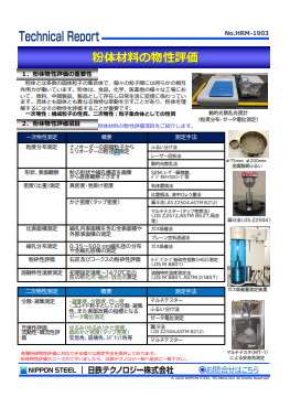 HRM-1903 粉体材料の物性評価(PDF)